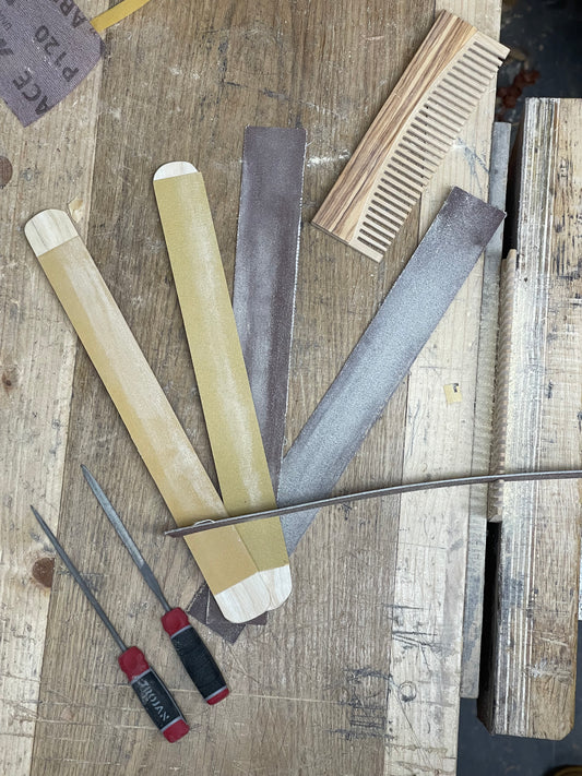 Handmade wooden combs