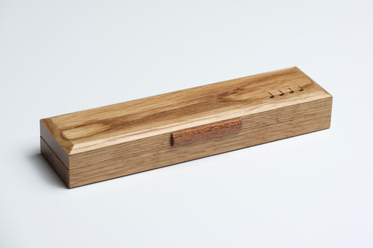 Handmade wooden pencil box