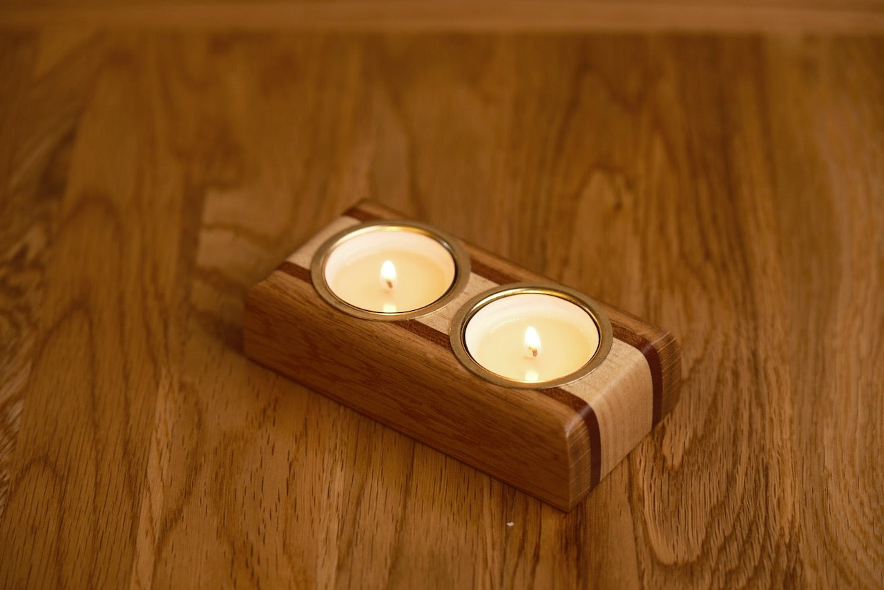 Wooden Tealight holder