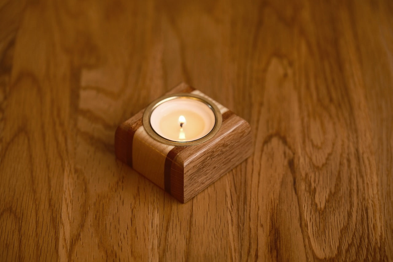 Wooden Tealight holder
