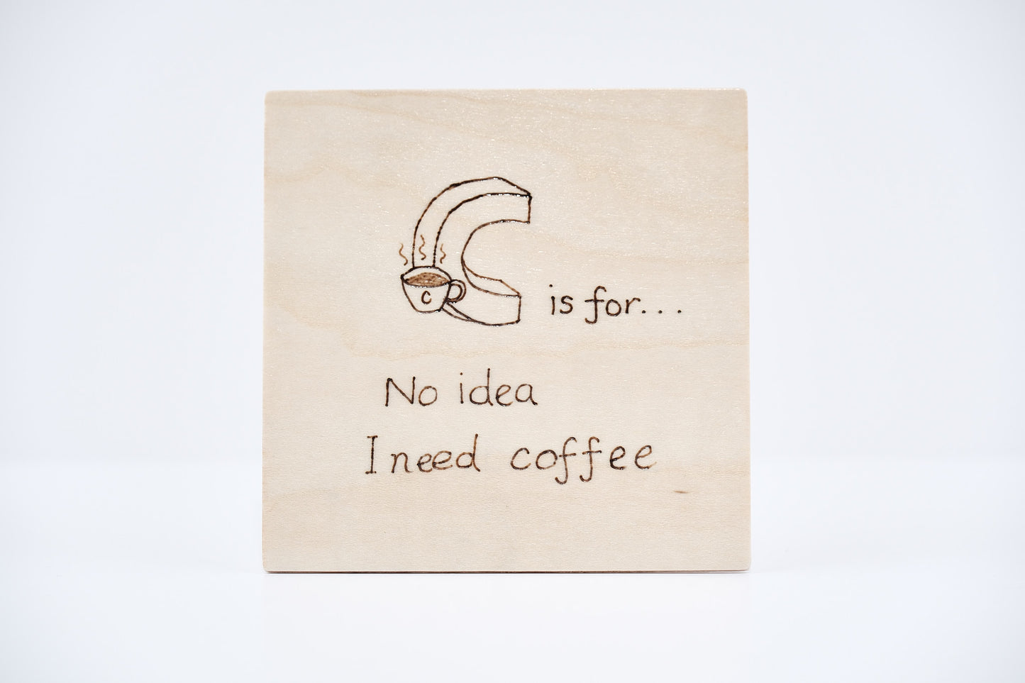 Tea and Coffee coaster pair