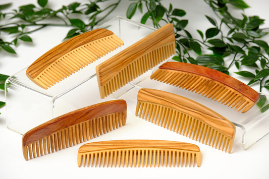 Handmade wooden combs