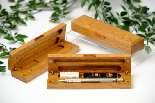 For Notes Handmade wooden pencil box